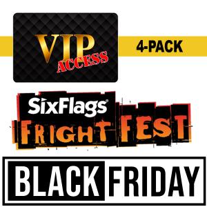 Six Flags Great America FrightFest VIP Pass - 4 PACK