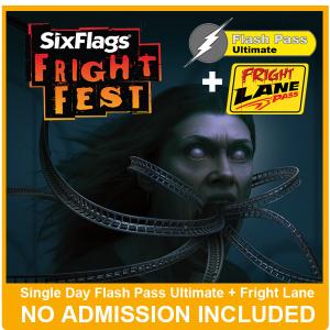 Six Flags FrightFest Front Of The Line Combo Pass