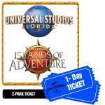 Universal Orlando 1 Day 2 Park Multi-Park Ticket